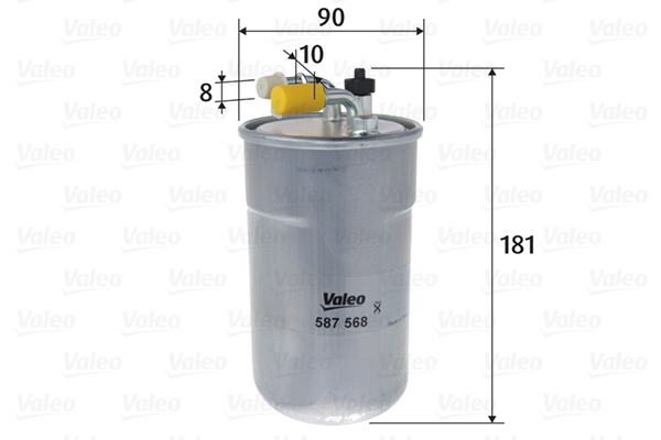 VALEO 587568 Filtro carburante